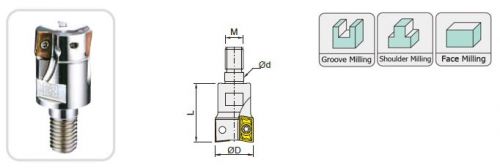 AHU鎖牙式端銑刀
