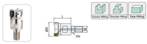 TE90A鎖牙式端銑刀
