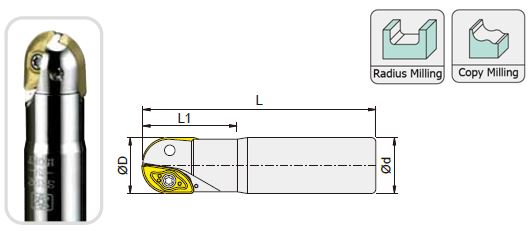 SR(直柄式) | 球刀| 弘展切削工具有限公司