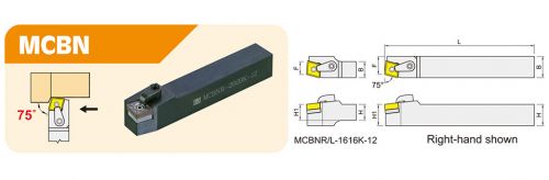 MCBN Portaherramienta para torneado exterior